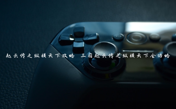 赵云传之纵横天下攻略 三国赵云传之纵横天下全功略