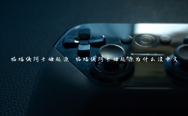 蝙蝠侠阿卡姆起源 蝙蝠侠阿卡姆起源为什么没中文