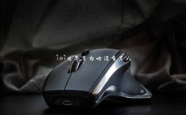 lol世界赛为啥没有黑人