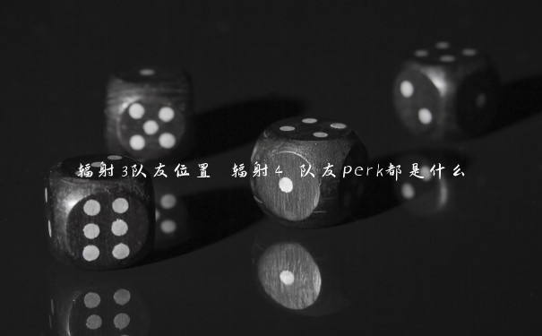 辐射3队友位置 辐射4 队友perk都是什么