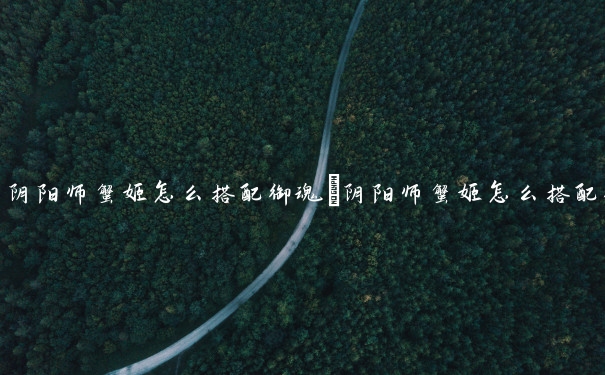阴阳师蟹姬怎么搭配御魂　阴阳师蟹姬怎么搭配御魂最好