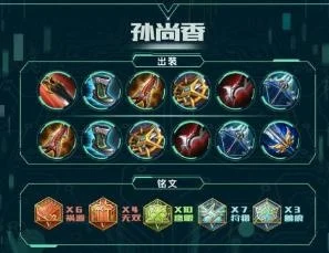 孙尚香新赛季出装与铭文攻略