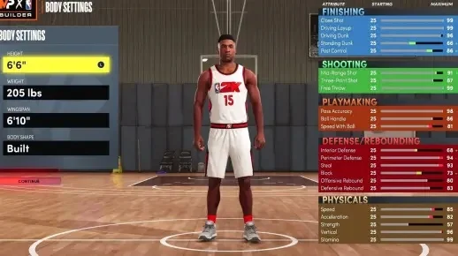 NBA 2K22球员建模攻略：打造个性化得分后卫、全能球员及中锋