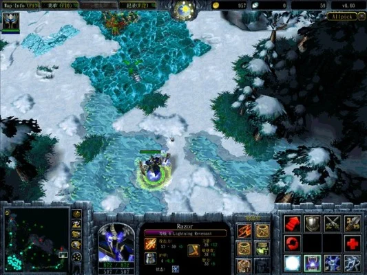 魔兽争霸地图下雪设置技巧：全局调整与局部控制