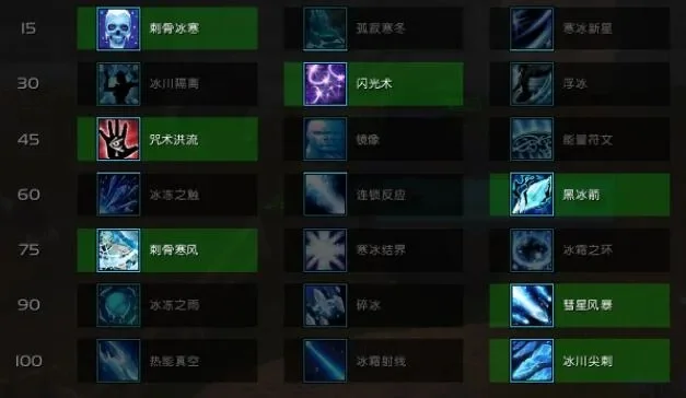 魔兽争霸7.2冰法天赋加点攻略：天赋选择与技能解析